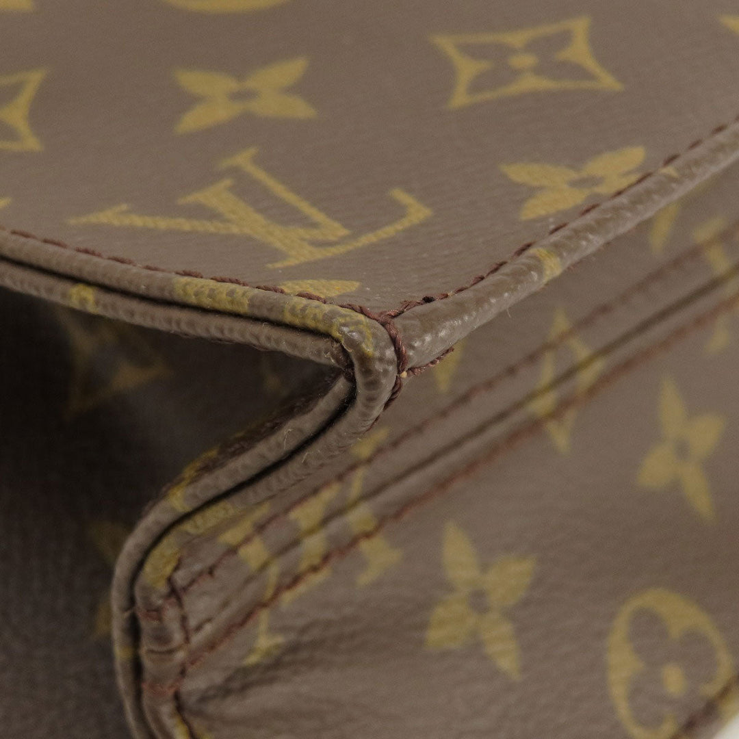 LOUIS VUITTON Tote Bag M51140 Monogram canvas Brown Sac Plat Monogram