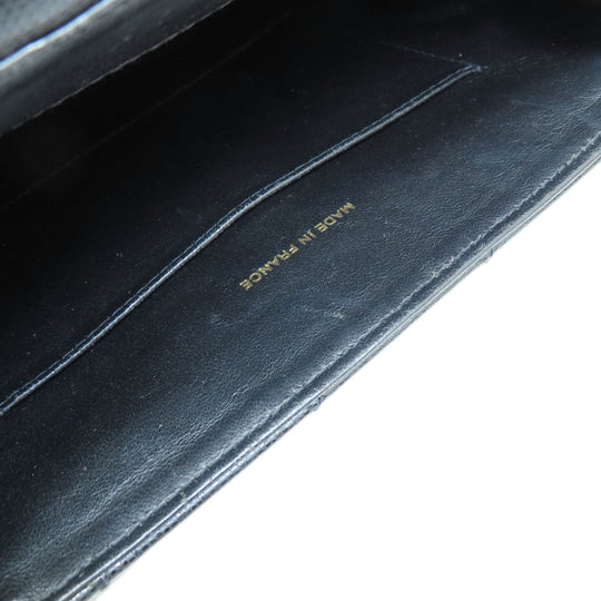 CHANEL Handbag Grained Calfskin Skin black COCO Mark