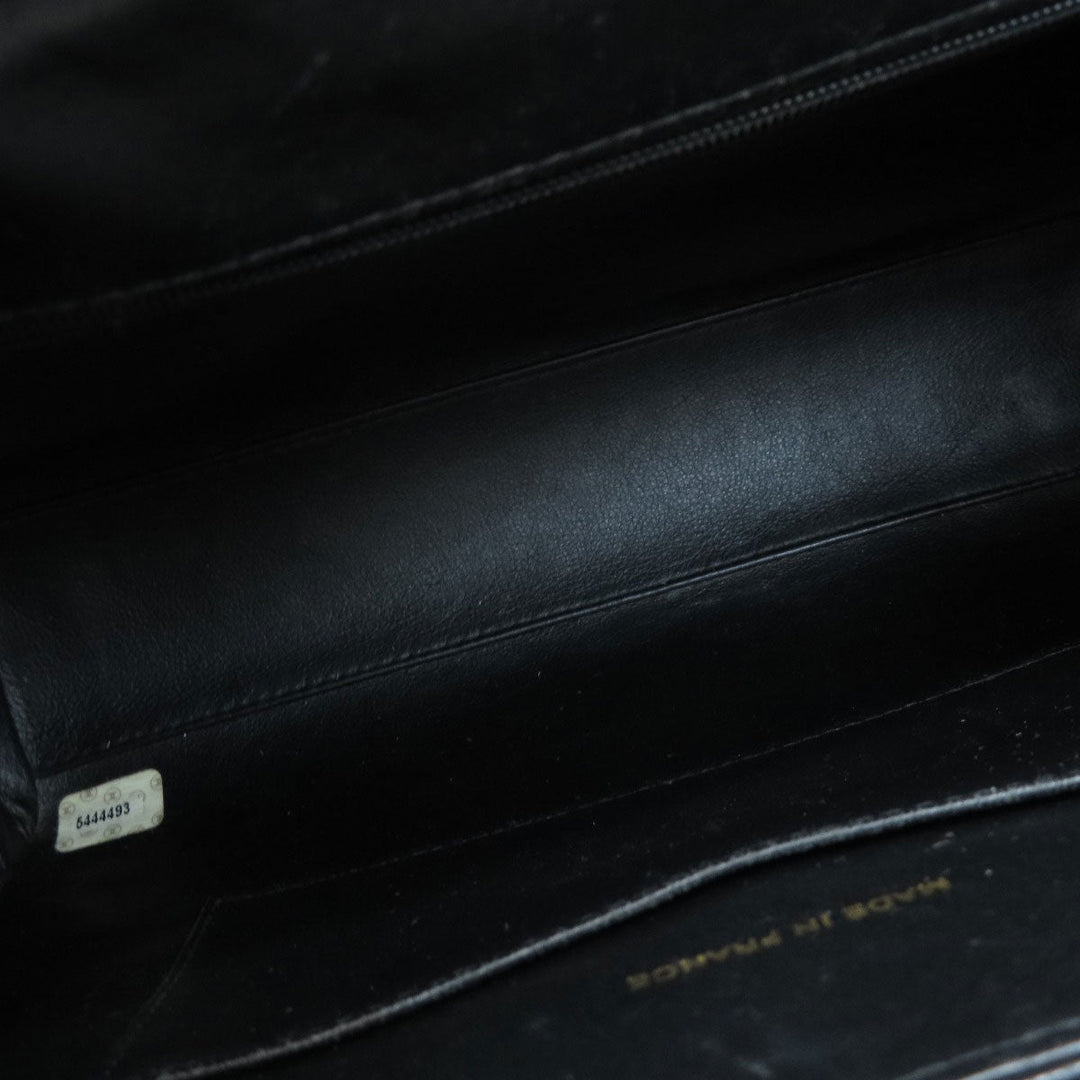 CHANEL Handbag Grained Calfskin Skin black COCO Mark