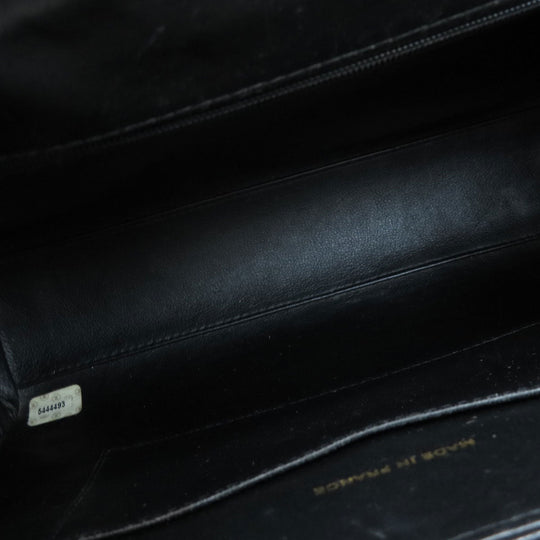CHANEL Handbag Grained Calfskin Skin black COCO Mark