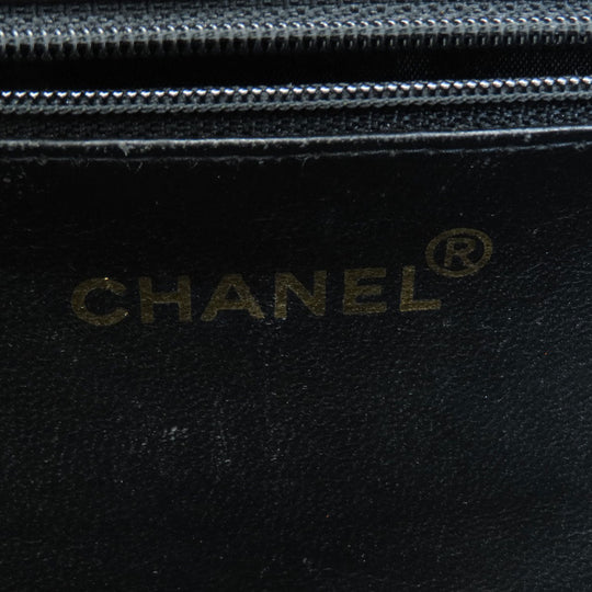 CHANEL Handbag Grained Calfskin Skin black COCO Mark
