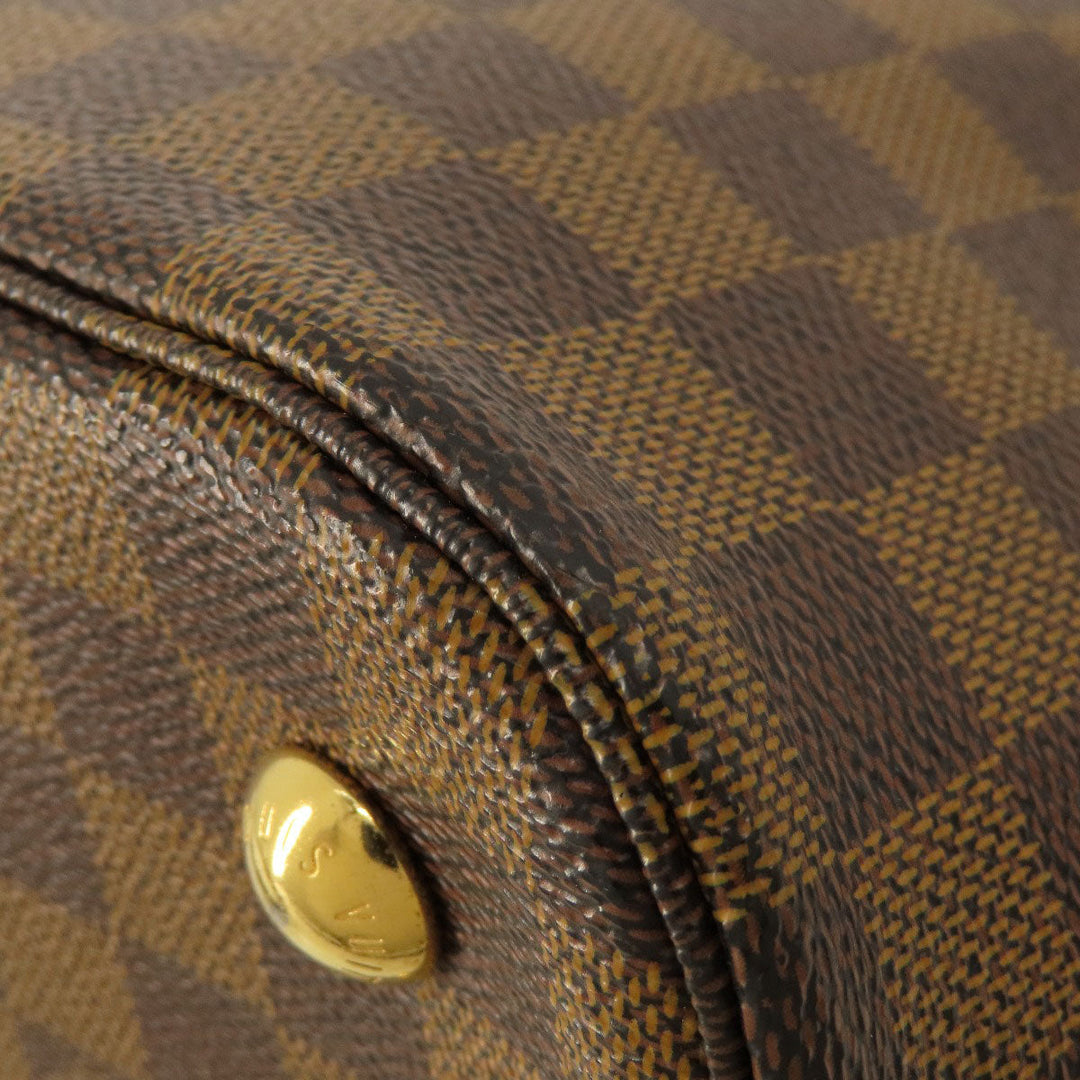 LOUIS VUITTON Tote Bag N63169 Damier canvas Brown Belmont Damier Ebene