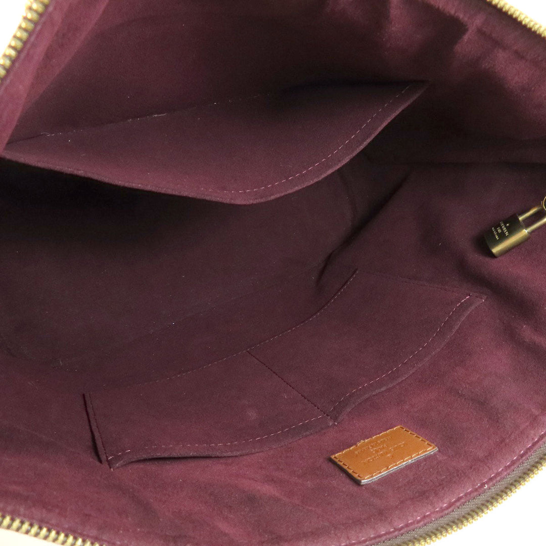 LOUIS VUITTON Tote Bag N63169 Damier canvas Brown Belmont Damier Ebene