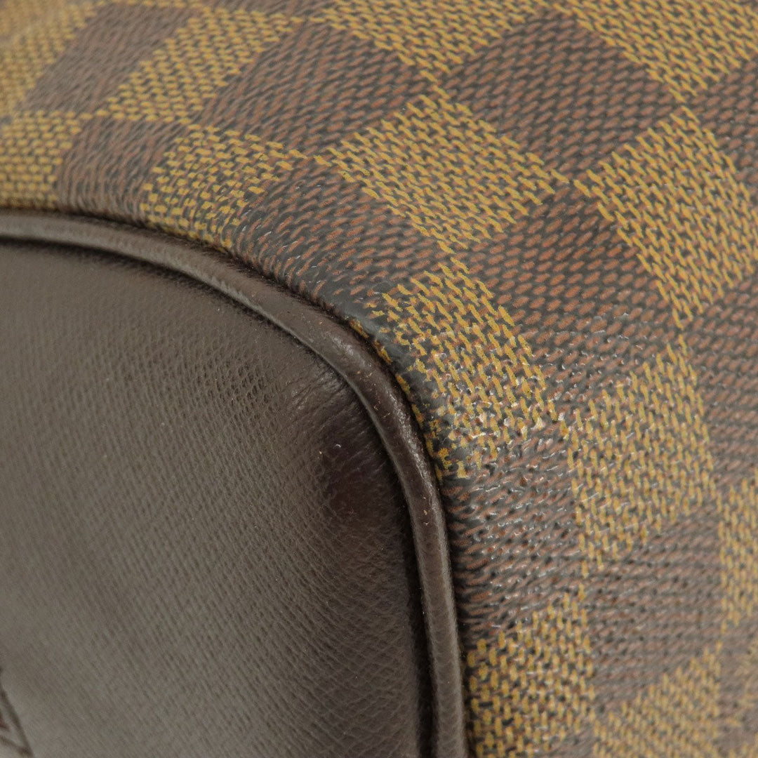 LOUIS VUITTON Handbag N51150 Damier canvas Brown Brera Damier Ebene Women Used Authentic