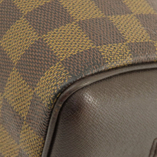 LOUIS VUITTON Handbag N51150 Damier canvas Brown Brera Damier Ebene Women Used Authentic