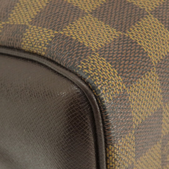 LOUIS VUITTON Handbag N51150 Damier canvas Brown Brera Damier Ebene Women Used Authentic