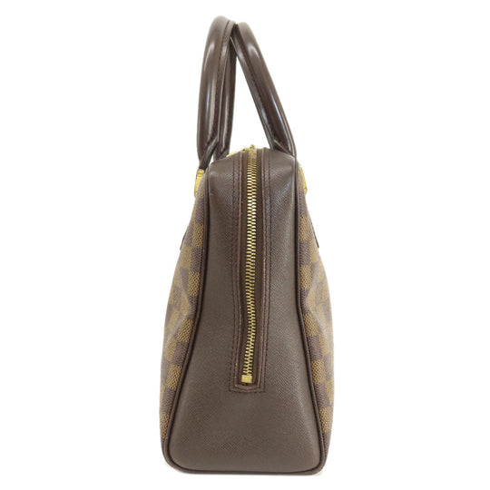 LOUIS VUITTON Handbag N51150 Damier canvas Brown Brera Damier Ebene Women Used Authentic