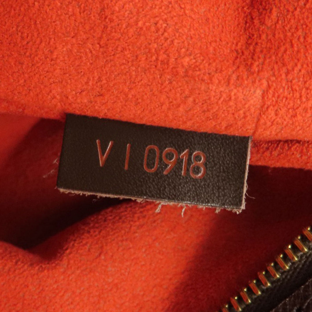 LOUIS VUITTON Handbag N51150 Damier canvas Brown Brera Damier Ebene Women Used Authentic