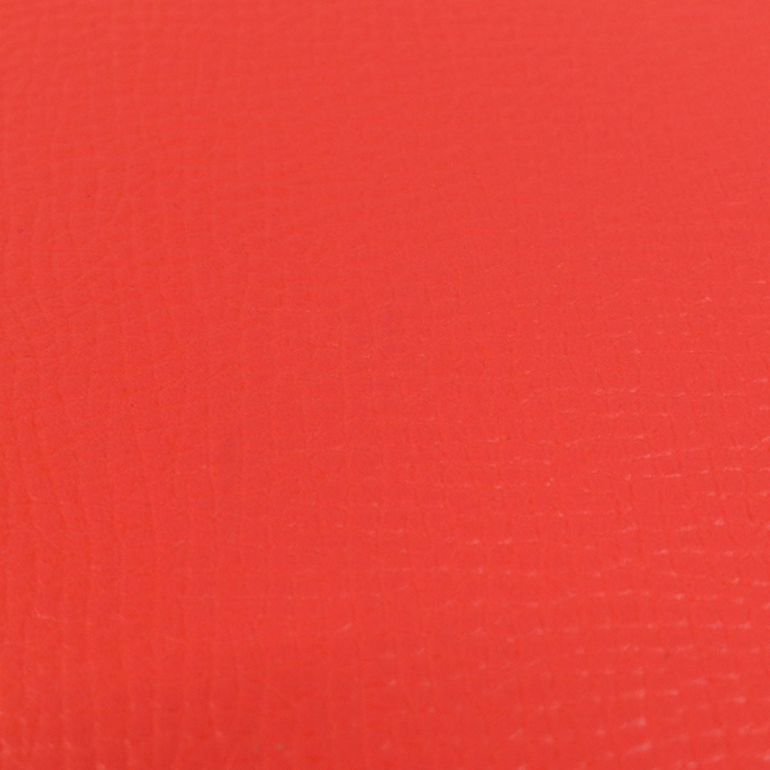 HERMES Long Wallet Purse Epsom Red Azap Classic Women Used Authentic