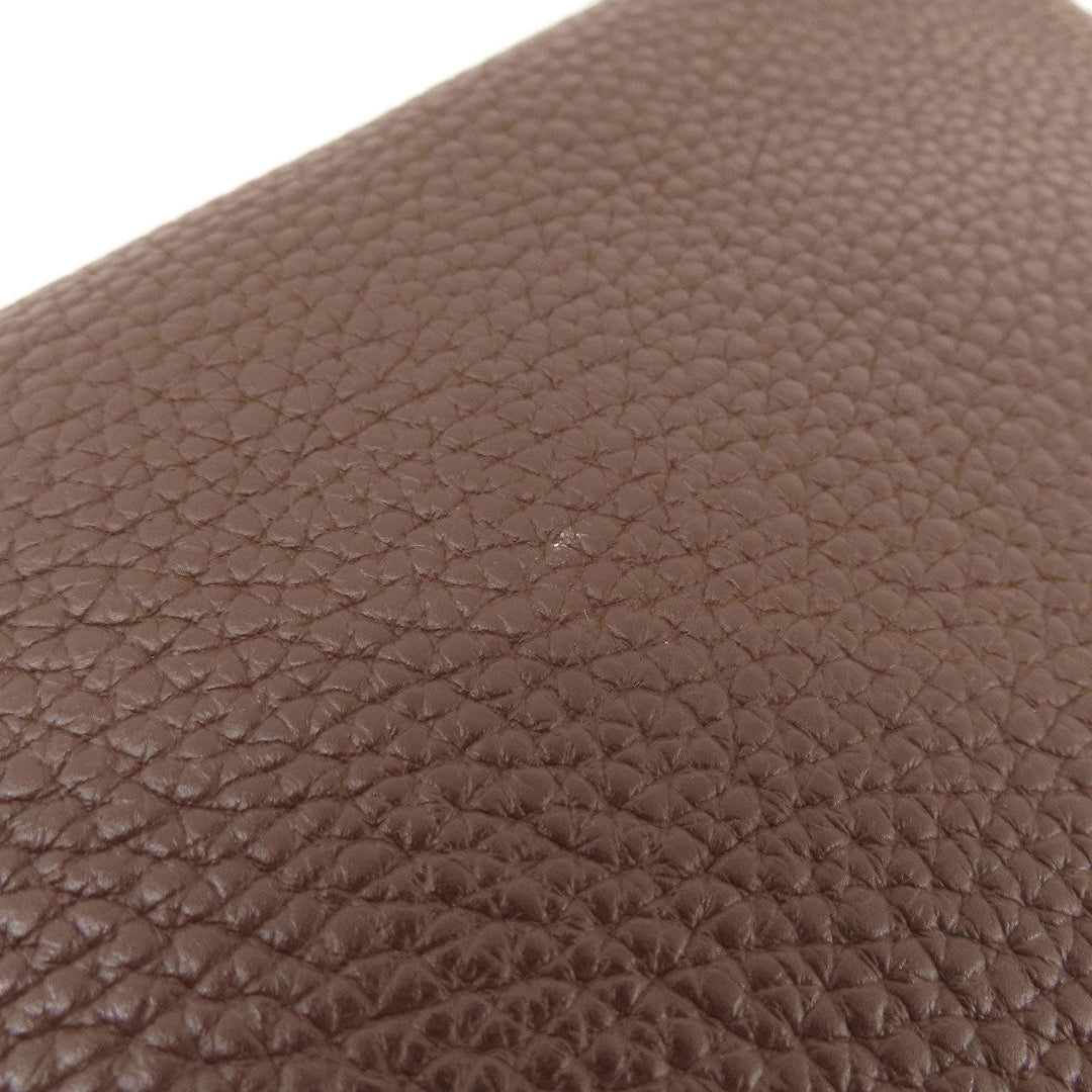 HERMES Handbag Taurillon Clemence Brown Bolide 31 Brown SilverMetal