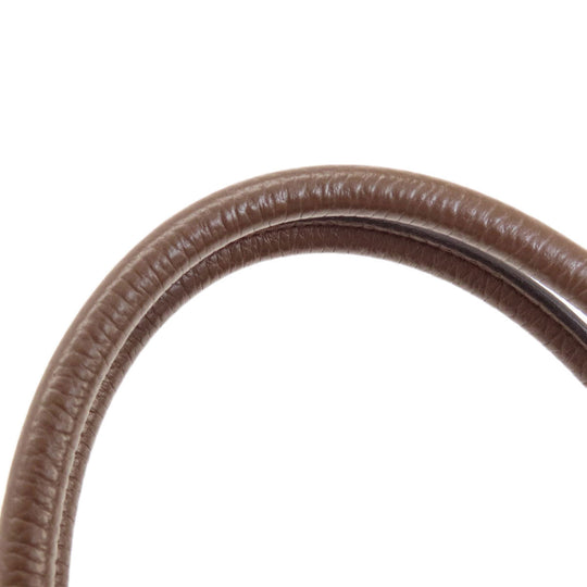 HERMES Handbag Taurillon Clemence Brown Bolide 31 Brown SilverMetal
