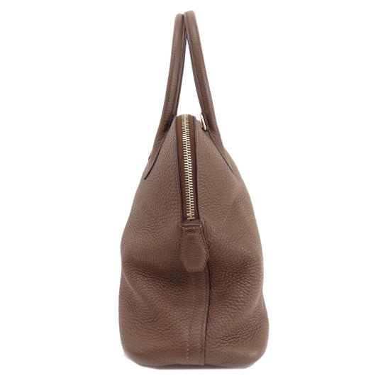 HERMES Handbag Taurillon Clemence Brown Bolide 31 Brown SilverMetal