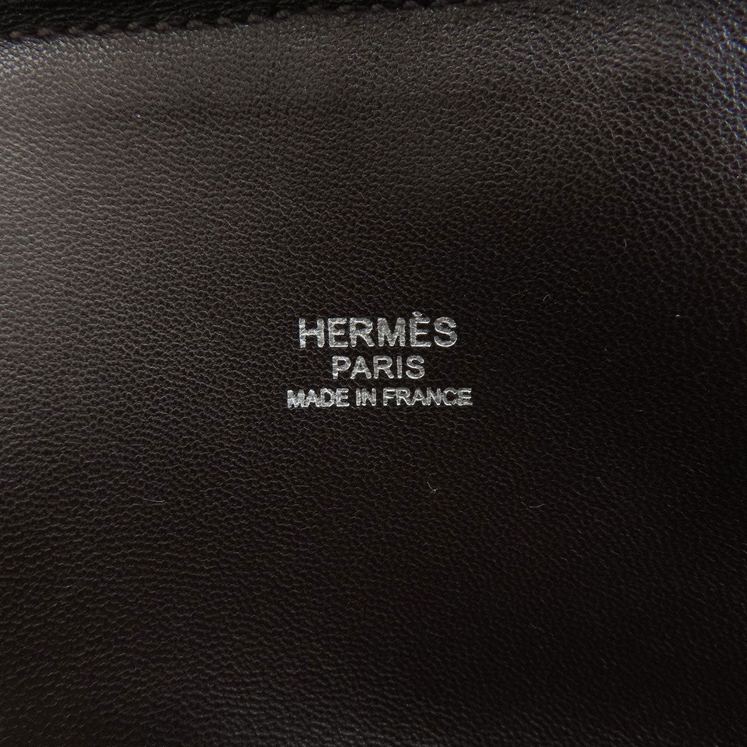 HERMES Handbag Taurillon Clemence Brown Bolide 31 Brown SilverMetal