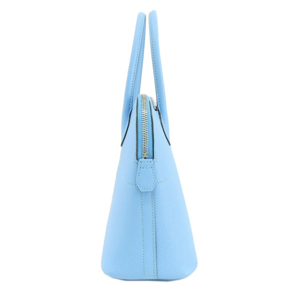 HERMES Handbag Epsom Light blue Bolide 27 Celeste SilverMetal Women Used Authentic