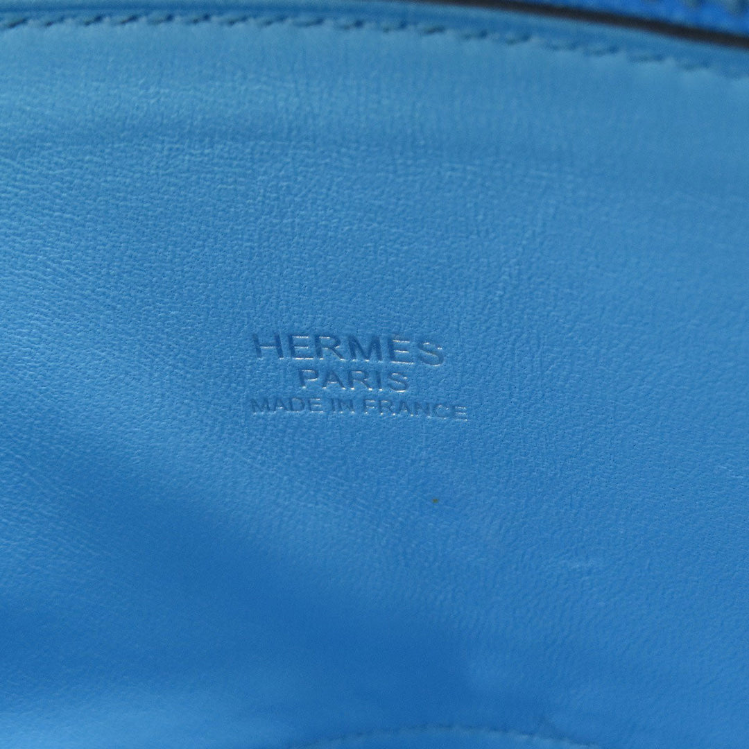 HERMES Handbag Epsom Light blue Bolide 27 Celeste SilverMetal Women Used Authentic