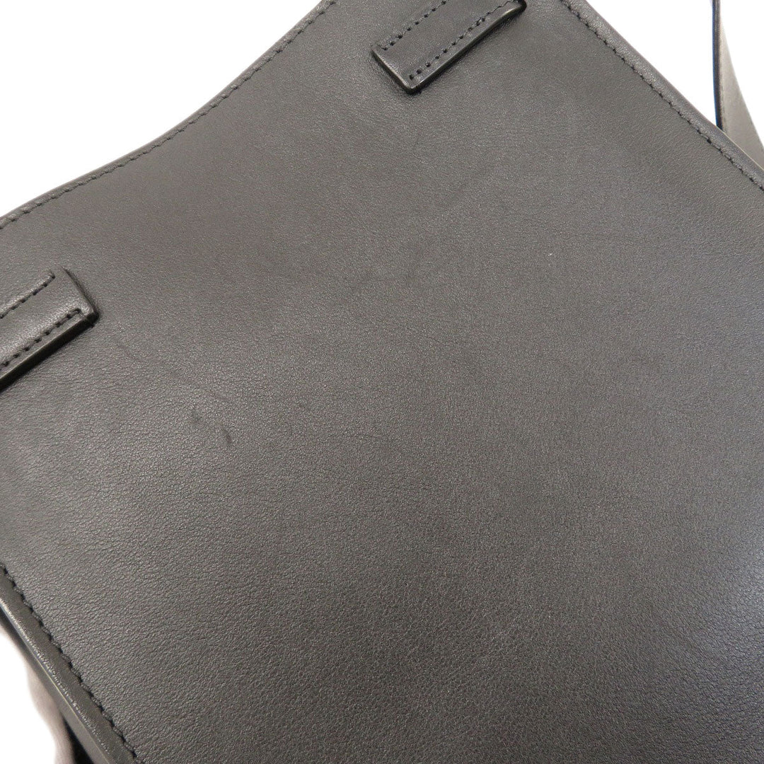 CELINE Shoulder Bag Calfskin black Big Bag Bucket Women Used Authentic