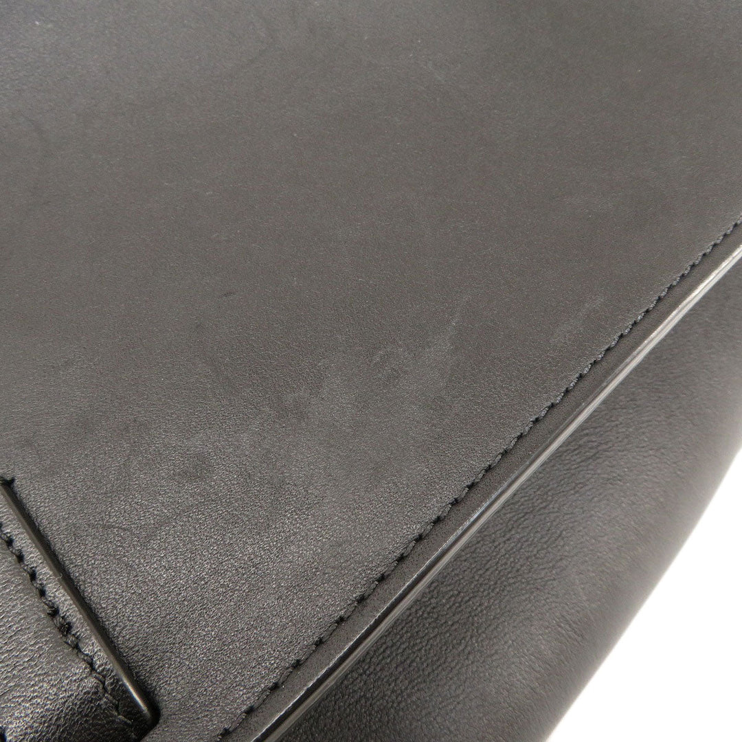 CELINE Shoulder Bag Calfskin black Big Bag Bucket Women Used Authentic
