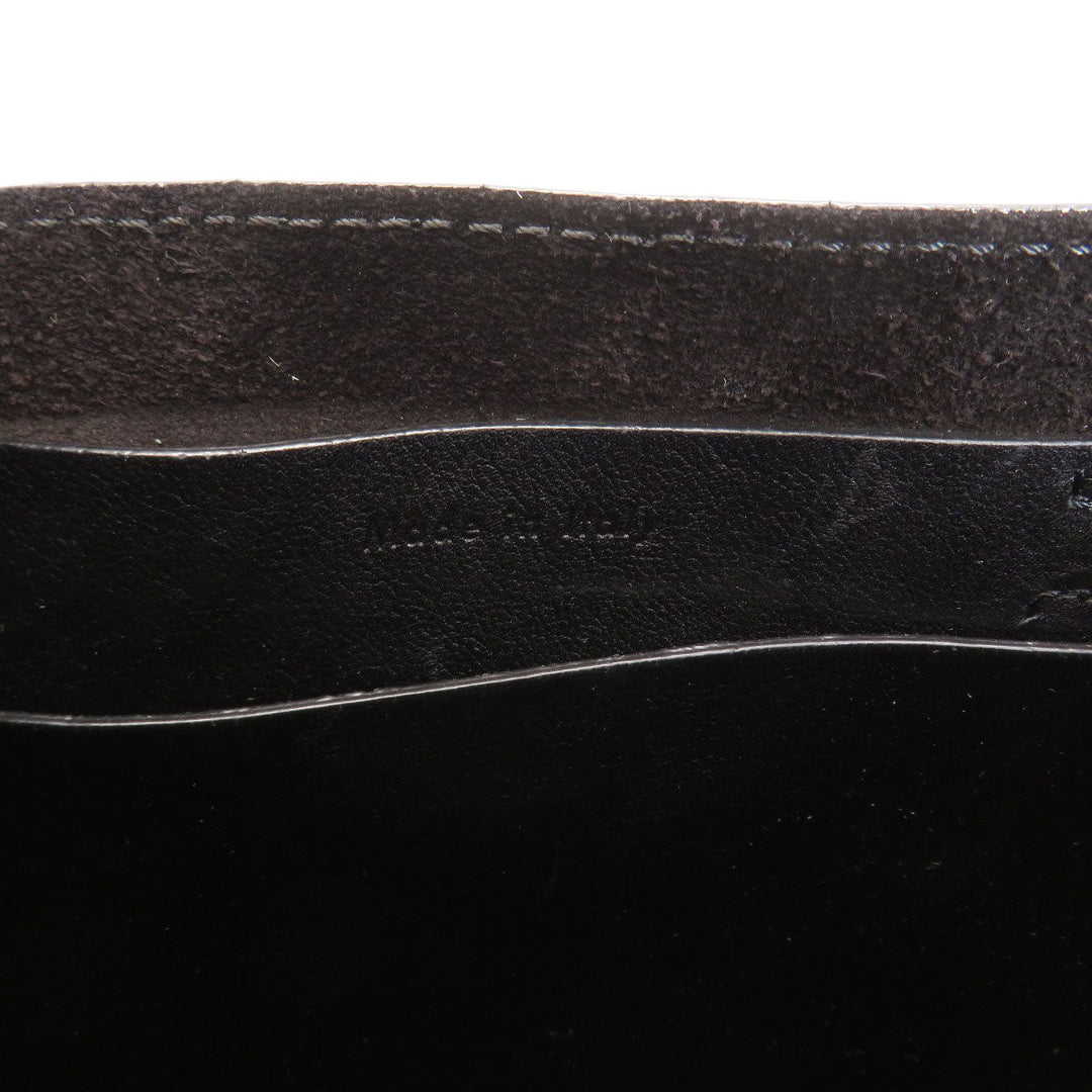 CELINE Shoulder Bag Calfskin black Big Bag Bucket Women Used Authentic