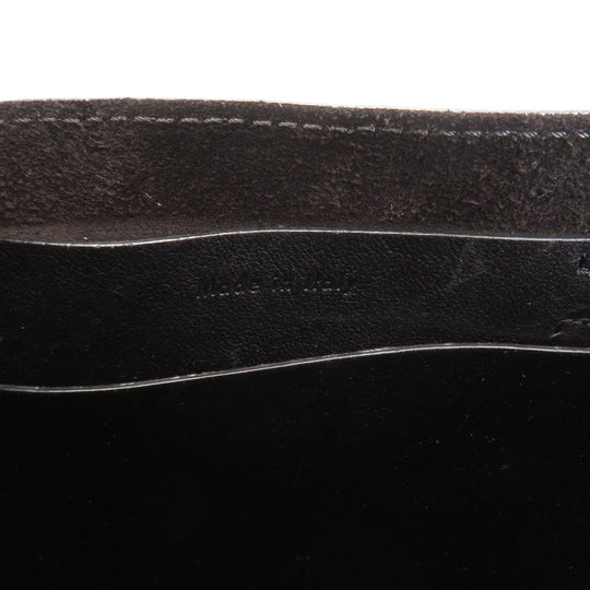 CELINE Shoulder Bag Calfskin black Big Bag Bucket Women Used Authentic