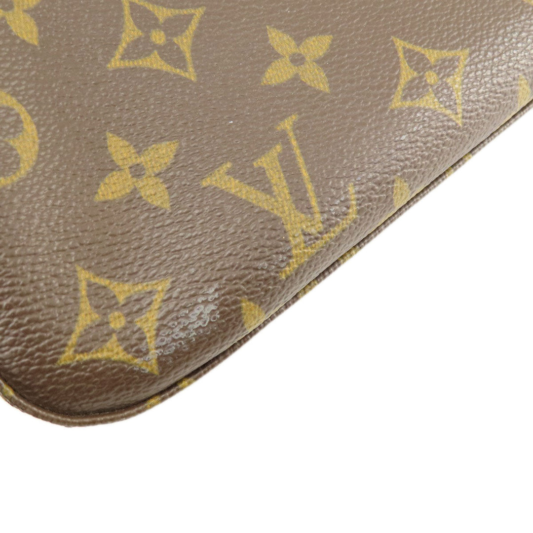 LOUIS VUITTON Handbag M51147 Monogram canvas Brown Mini Looping Monogram Women Used Authentic