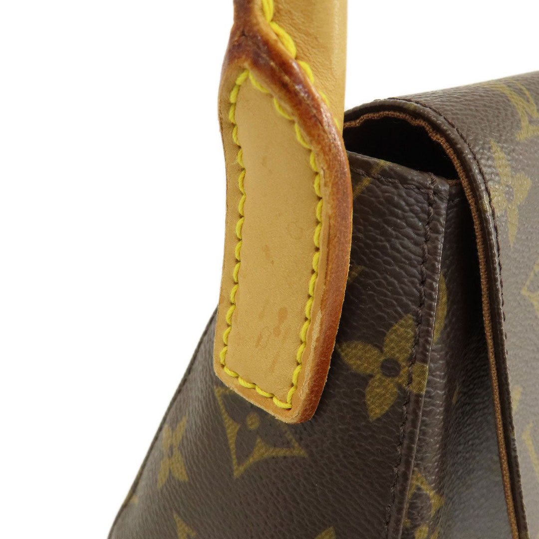 LOUIS VUITTON Handbag M51147 Monogram canvas Brown Mini Looping Monogram Women Used Authentic