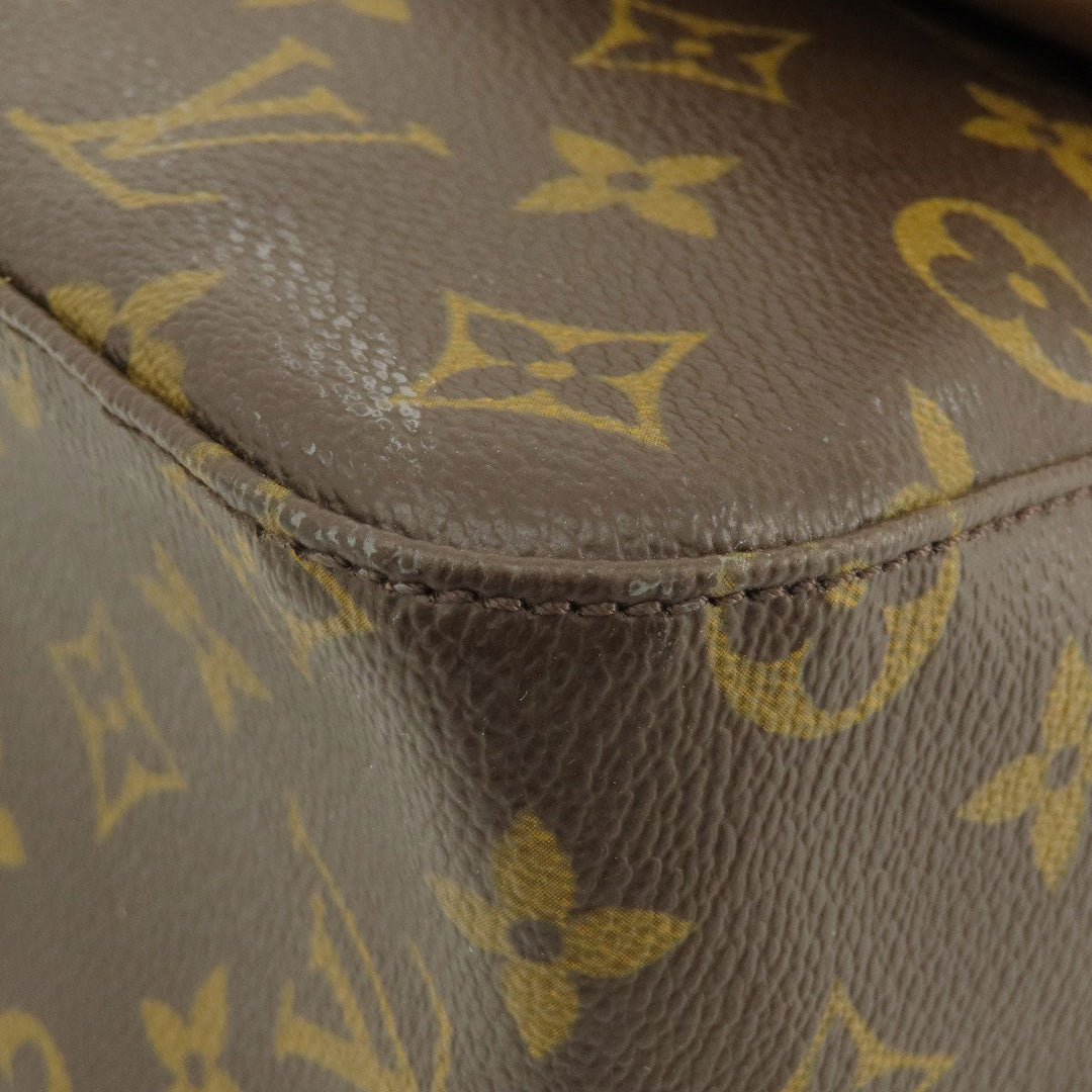 LOUIS VUITTON Handbag M51147 Monogram canvas Brown Mini Looping Monogram Women Used Authentic