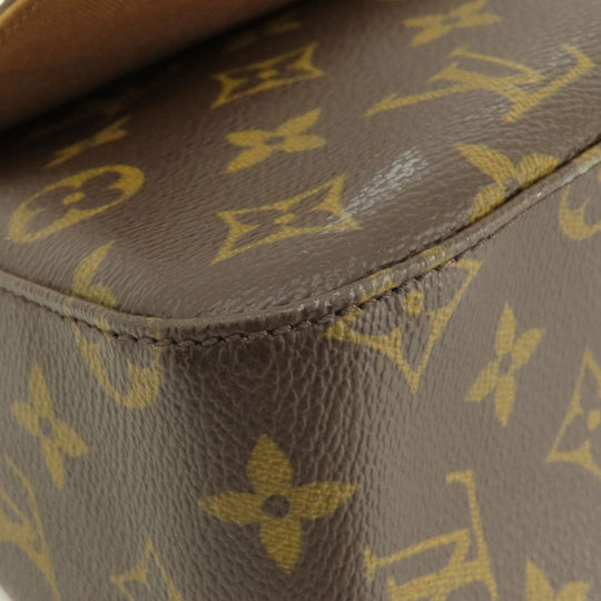 LOUIS VUITTON Handbag M51147 Monogram canvas Brown Mini Looping Monogram Women Used Authentic
