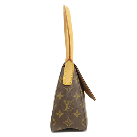LOUIS VUITTON Handbag M51147 Monogram canvas Brown Mini Looping Monogram Women Used Authentic