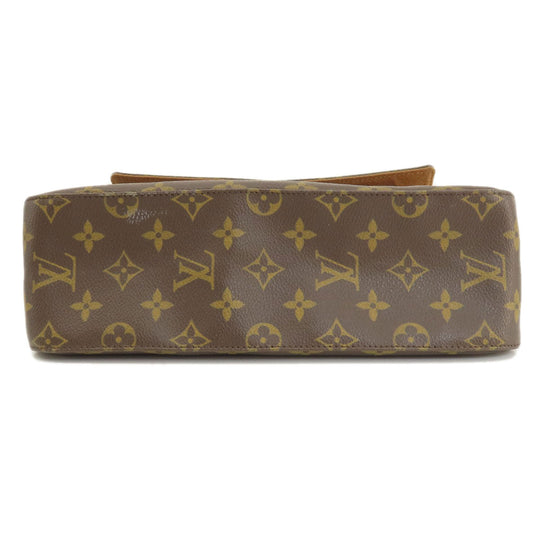 LOUIS VUITTON Handbag M51147 Monogram canvas Brown Mini Looping Monogram Women Used Authentic