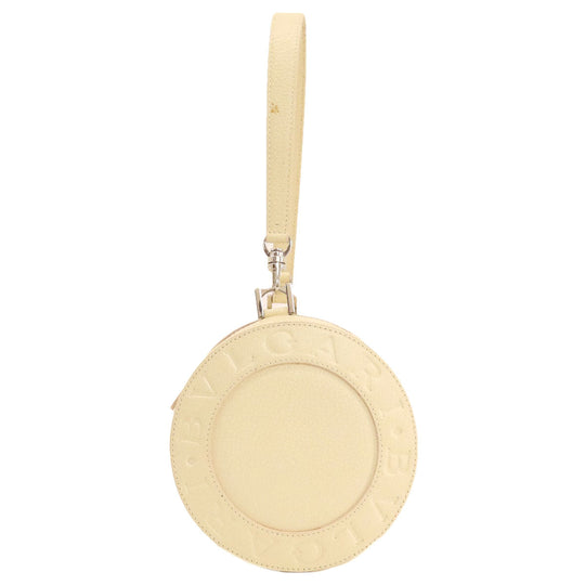 BVLGARI Handbag leather yellow Bulgari Bulgari