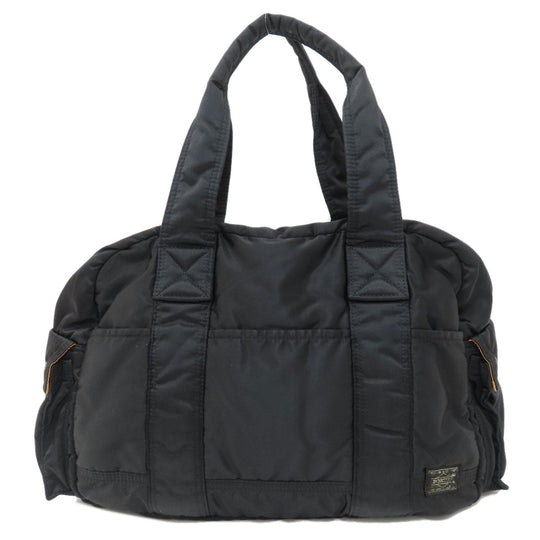 PORTER Tote Bag Nylon black logo Women Used Authentic