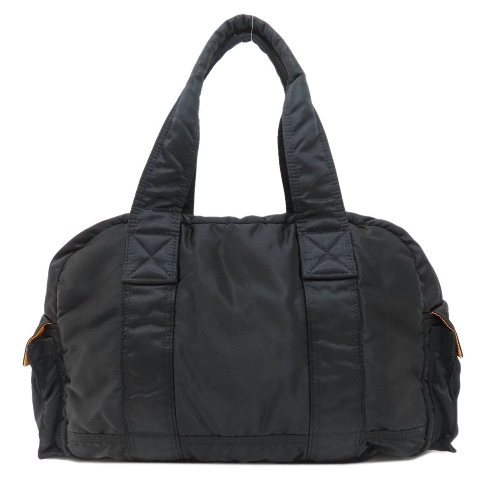 PORTER Tote Bag Nylon black logo Women Used Authentic