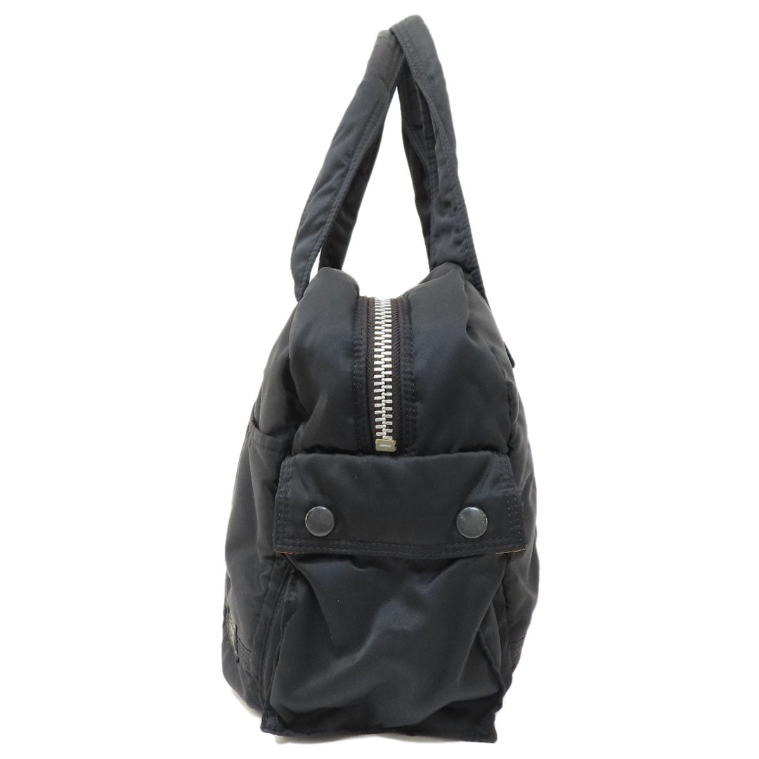 PORTER Tote Bag Nylon black logo Women Used Authentic