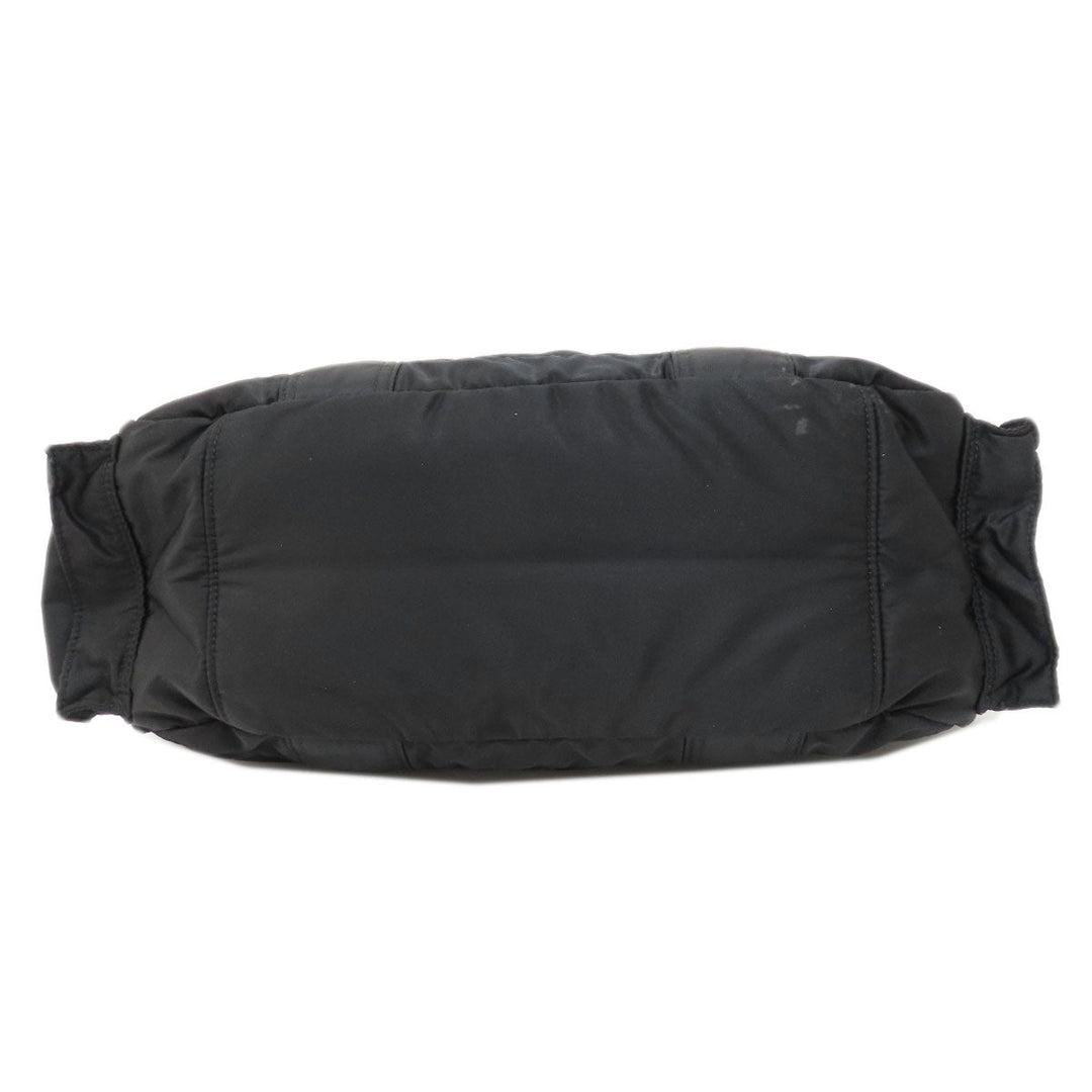PORTER Tote Bag Nylon black logo Women Used Authentic