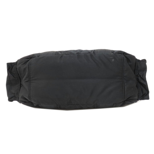 PORTER Tote Bag Nylon black logo Women Used Authentic