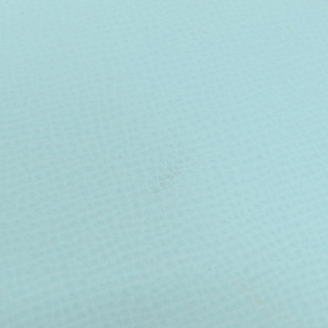 HERMES Long Wallet Purse Epsom Mint blue Azap Silk in Long