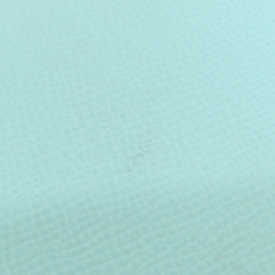 HERMES Long Wallet Purse Epsom Mint blue Azap Silk in Long
