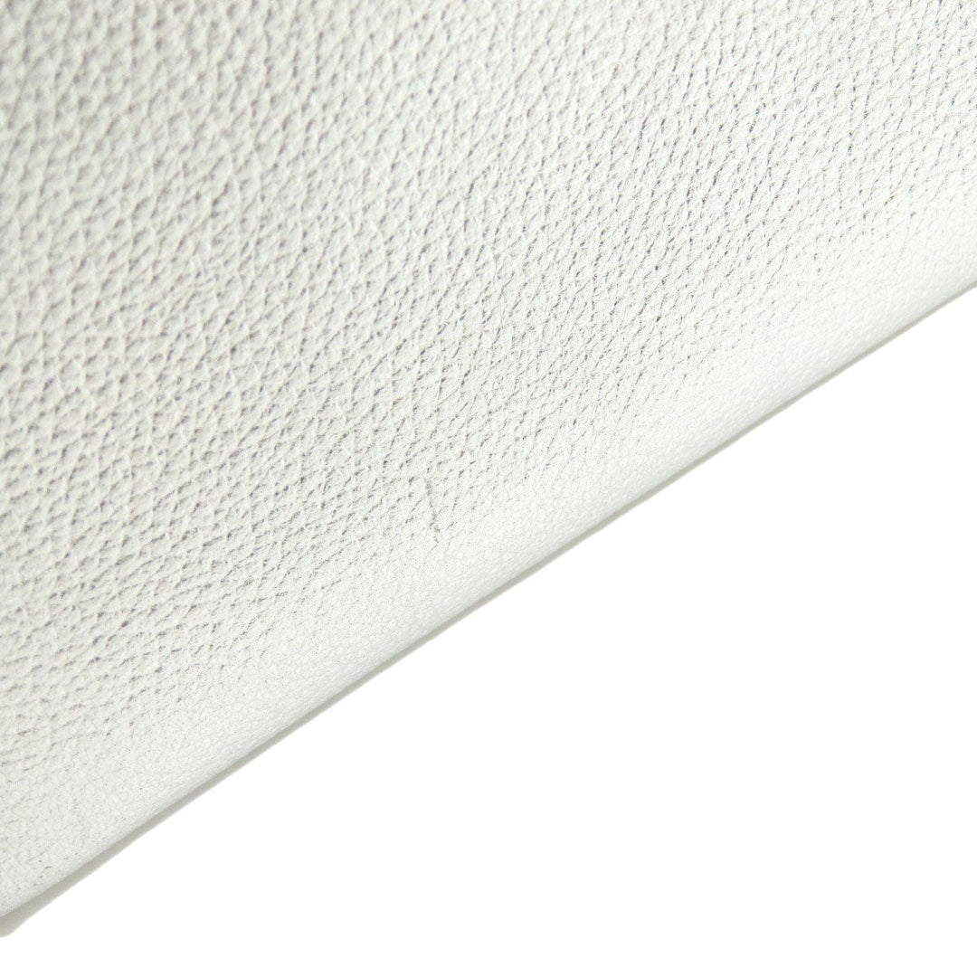 JIMMY CHOO Long Wallet Purse leather Silver logo Women Used Authentic