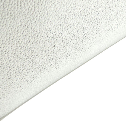 JIMMY CHOO Long Wallet Purse leather Silver logo Women Used Authentic