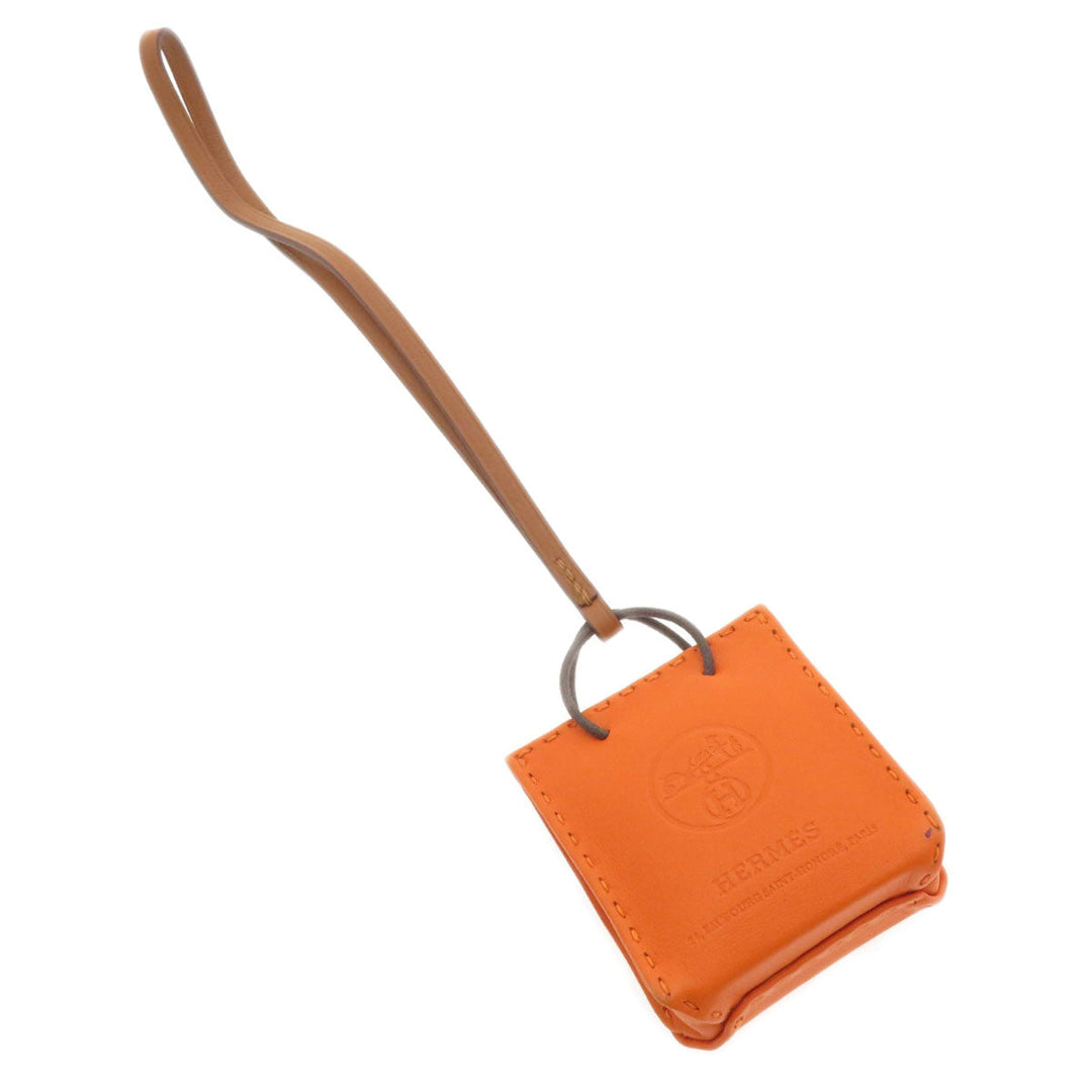 HERMES key ring Anemiro Orange Sac Orange Who Orange Women Used Authentic