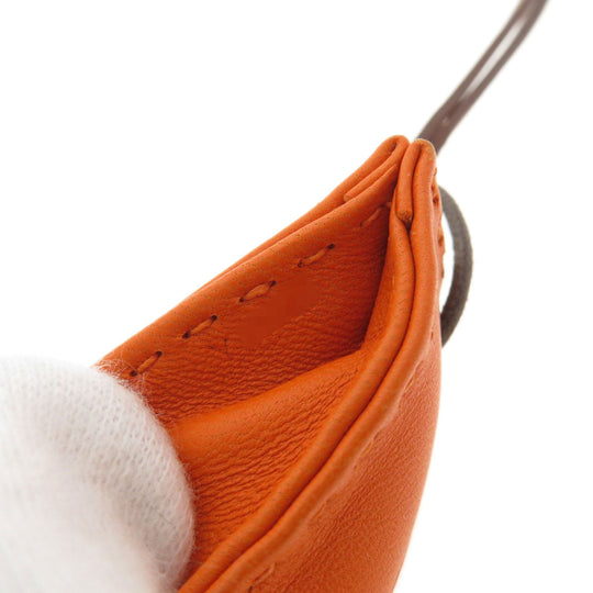HERMES key ring Anemiro Orange Sac Orange Who Orange Women Used Authentic