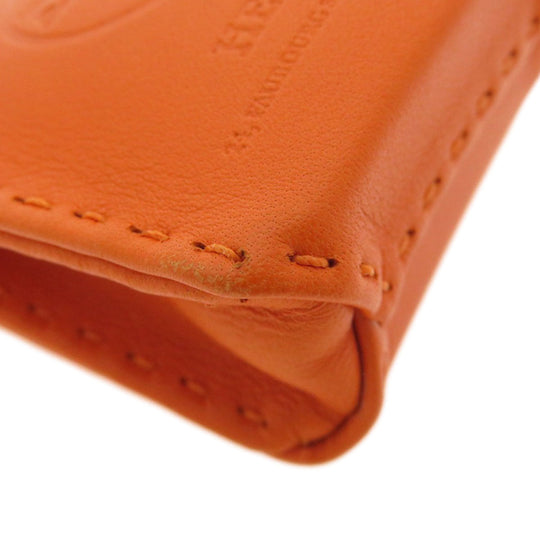 HERMES key ring Anemiro Orange Sac Orange Who Orange Women Used Authentic