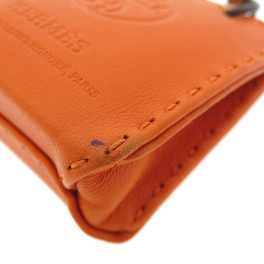 HERMES key ring Anemiro Orange Sac Orange Who Orange Women Used Authentic