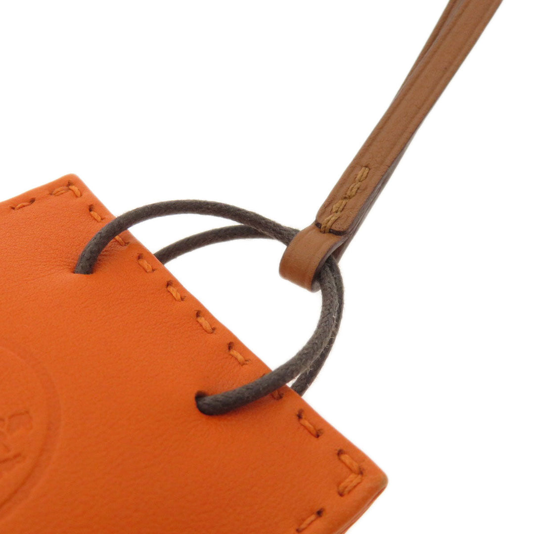 HERMES key ring Anemiro Orange Sac Orange Who Orange Women Used Authentic