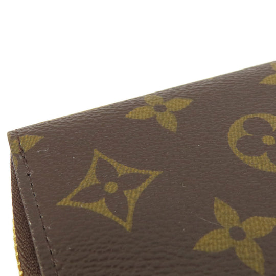 LOUIS VUITTON Long Wallet Purse M82614 Monogram canvas Brown Zippy Wallet Vivienne Monogram