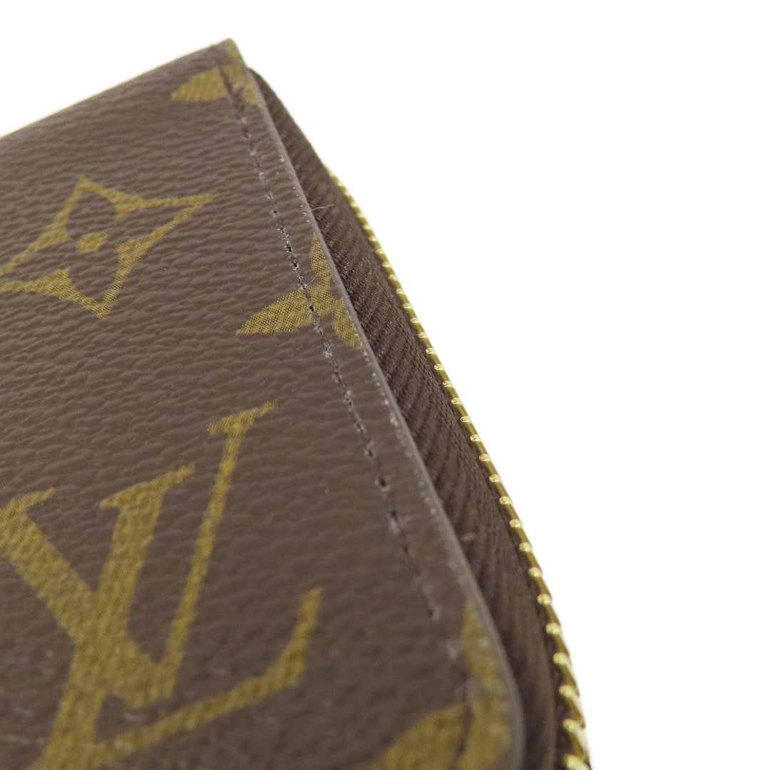 LOUIS VUITTON Long Wallet Purse M82614 Monogram canvas Brown Zippy Wallet Vivienne Monogram