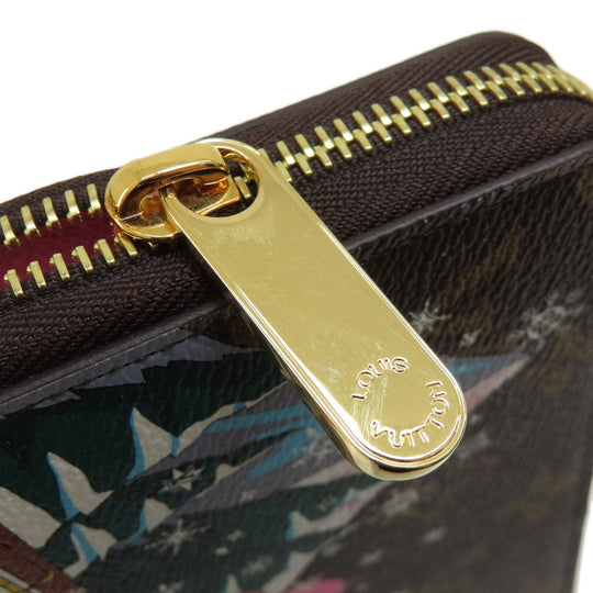 LOUIS VUITTON Long Wallet Purse M82614 Monogram canvas Brown Zippy Wallet Vivienne Monogram