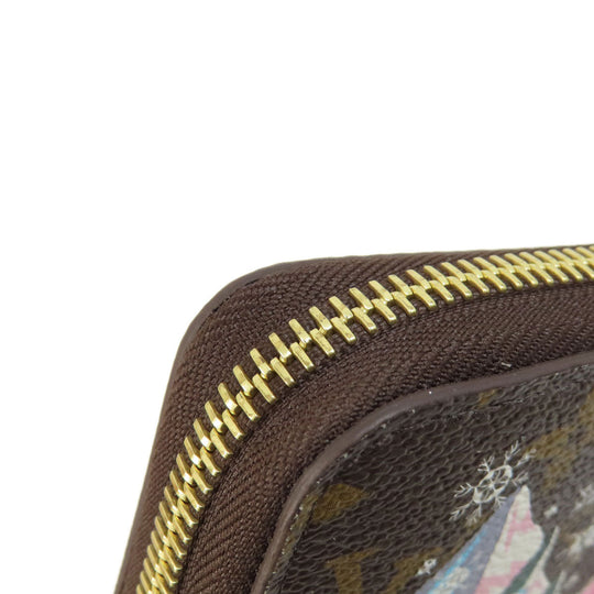 LOUIS VUITTON Long Wallet Purse M82614 Monogram canvas Brown Zippy Wallet Vivienne Monogram
