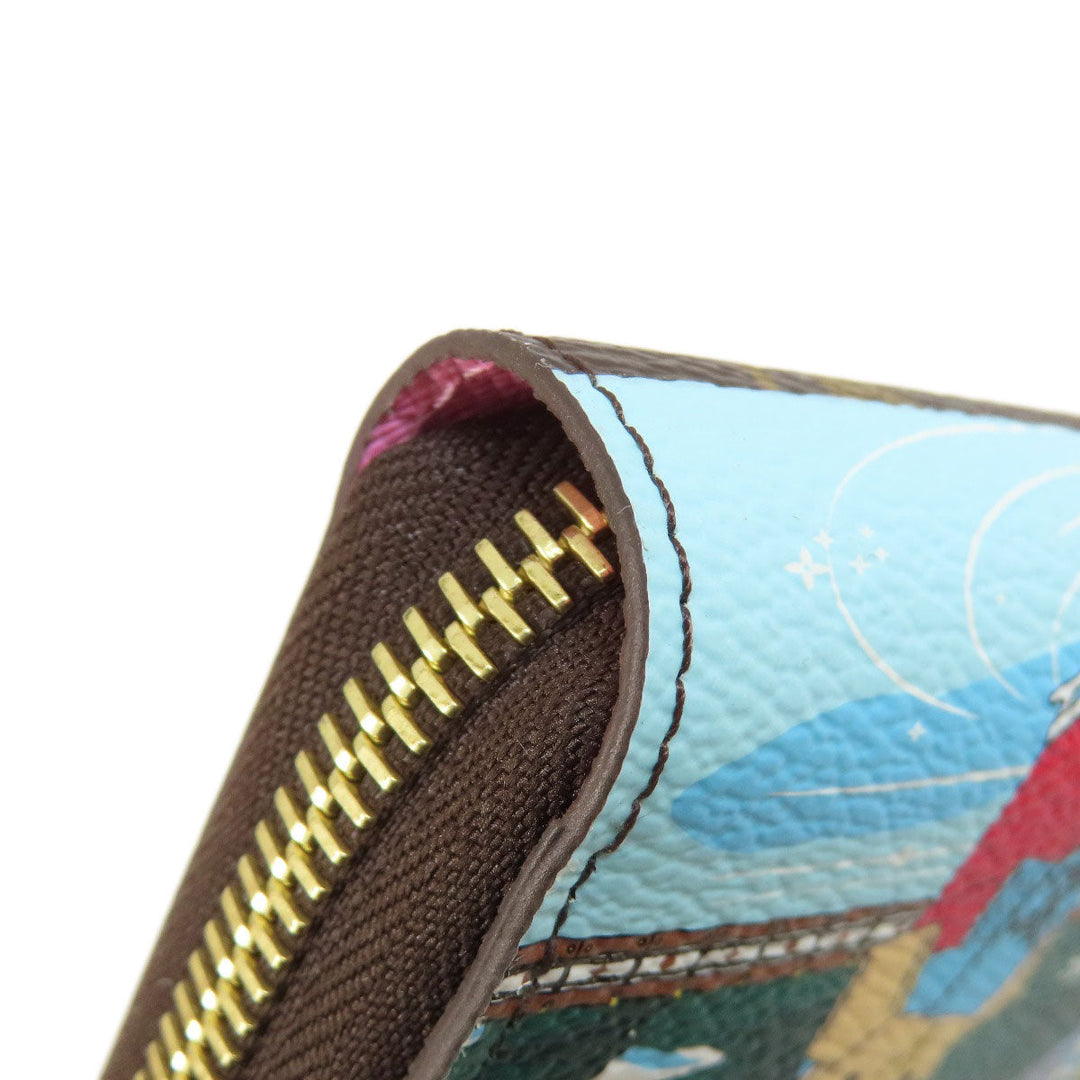 LOUIS VUITTON Long Wallet Purse M82614 Monogram canvas Brown Zippy Wallet Vivienne Monogram