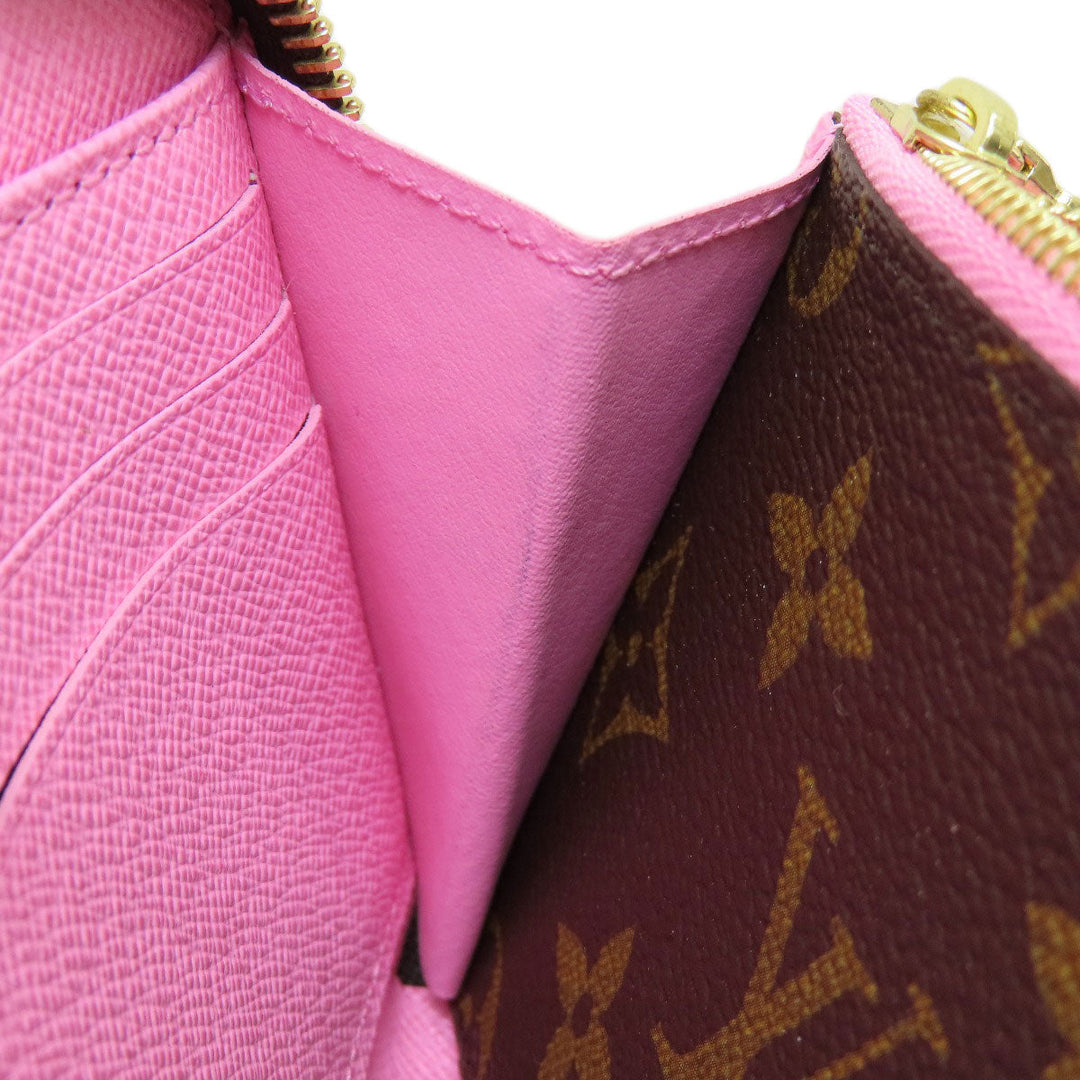 LOUIS VUITTON Long Wallet Purse M82614 Monogram canvas Brown Zippy Wallet Vivienne Monogram